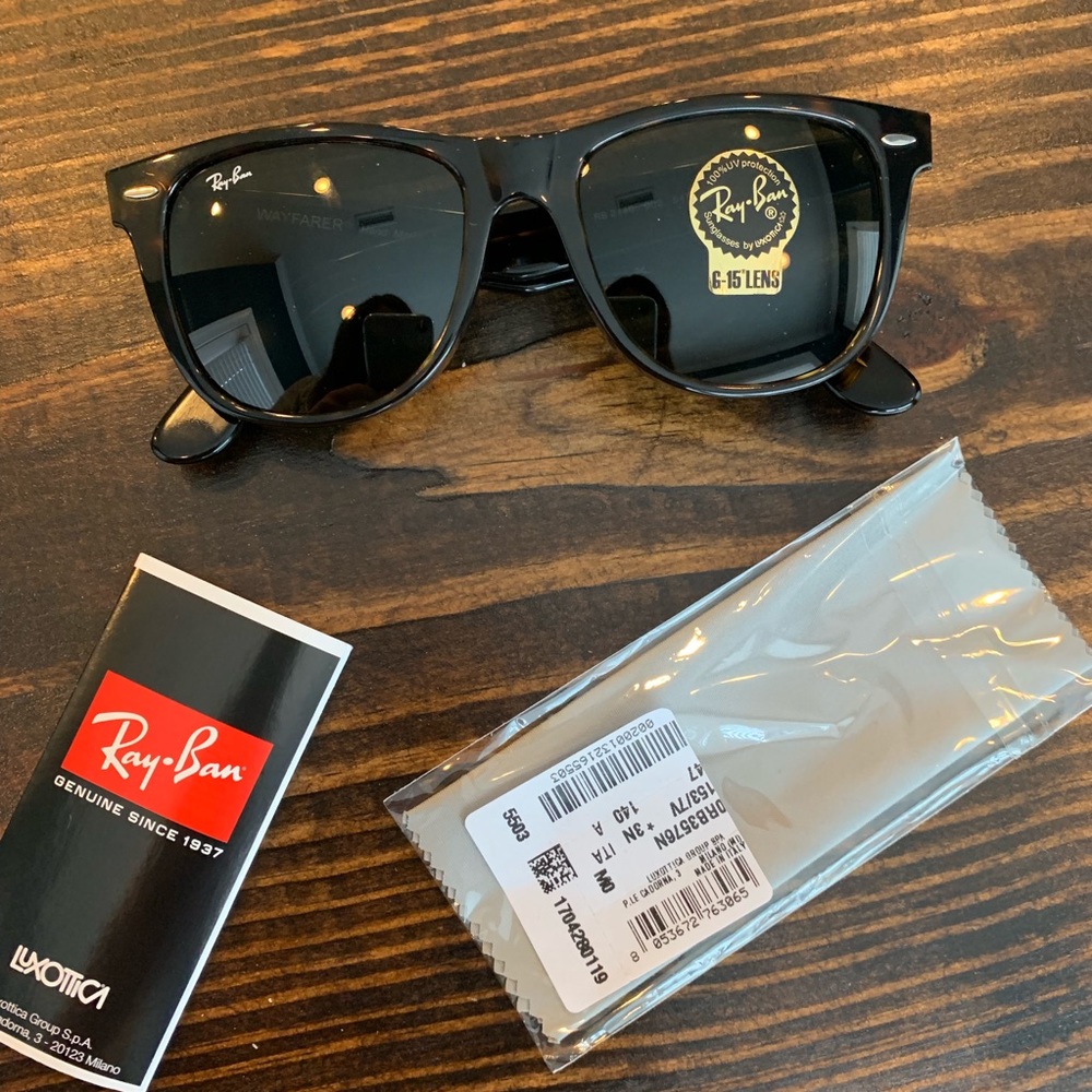 Ray-Bans: Wayfarer glass-NWT